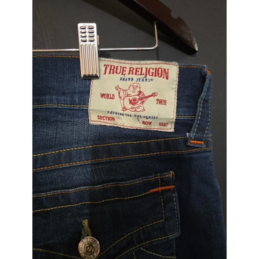 True Religion Ricky Straight Super T Jeans Mens 36x33